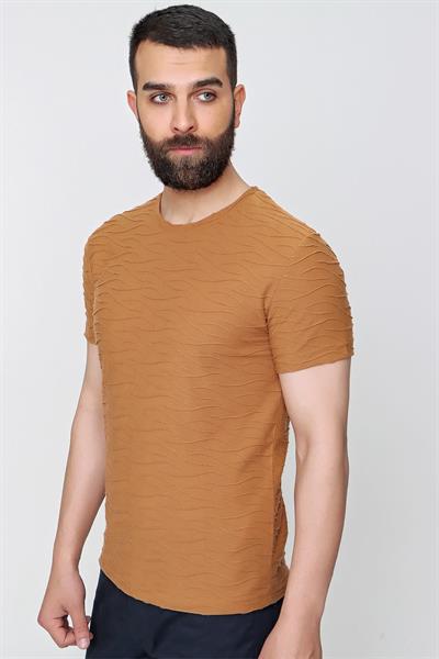 TS 822 Bej Spor T-Shirt