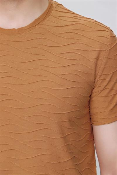 TS 822 Bej Spor T-Shirt