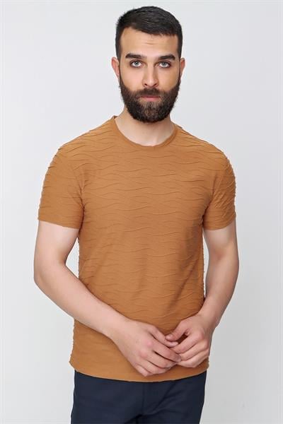 TS 822 Bej Spor T-Shirt