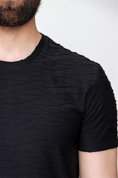 TS 822 Siyah Spor T-Shirt