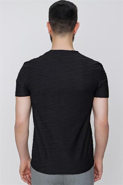TS 822 Siyah Spor T-Shirt