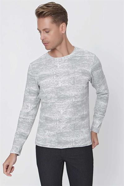 TS 839 Gri Spor T-Shirt