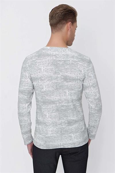 TS 839 Gri Spor T-Shirt