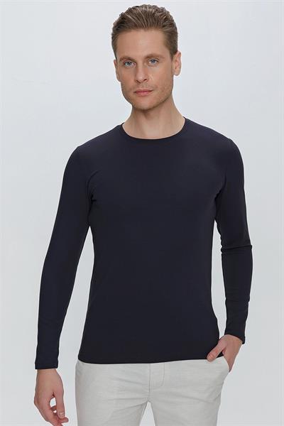 TS 841 Lacivert Spor T-Shirt