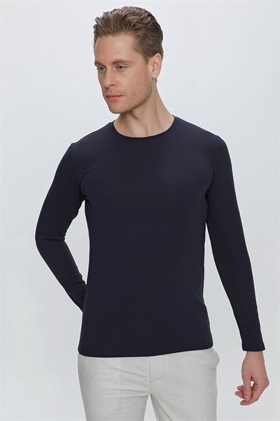 TS 841 Lacivert Spor T-Shirt