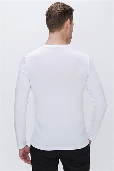 TS 842 Beyaz Spor T-Shirt