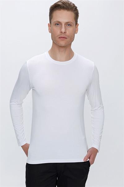 TS 842 Beyaz Spor T-Shirt