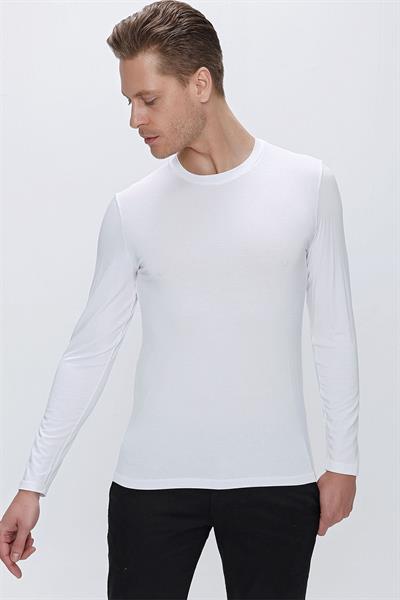 TS 842 Beyaz Spor T-Shirt