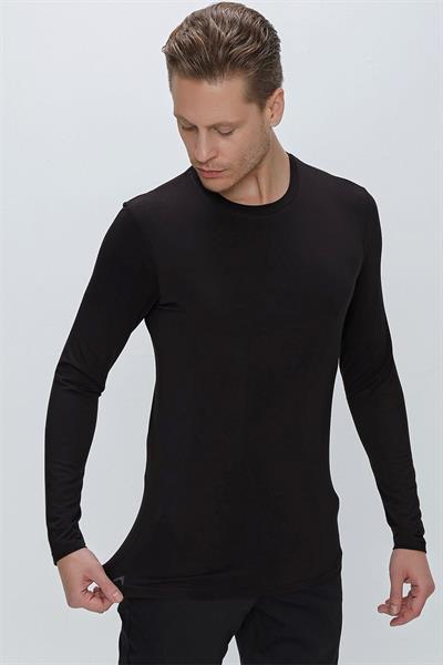 TS 842 Siyah Spor T-Shirt