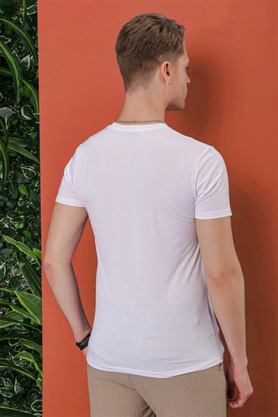 TS 846 Beyaz Spor T-Shirt