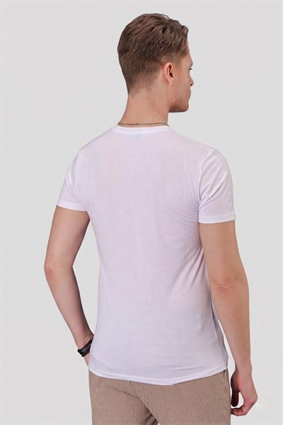 TS 846 Beyaz Spor T-Shirt