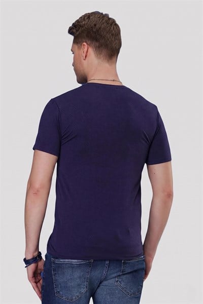 TS 846 Lacivert Spor T-Shirt