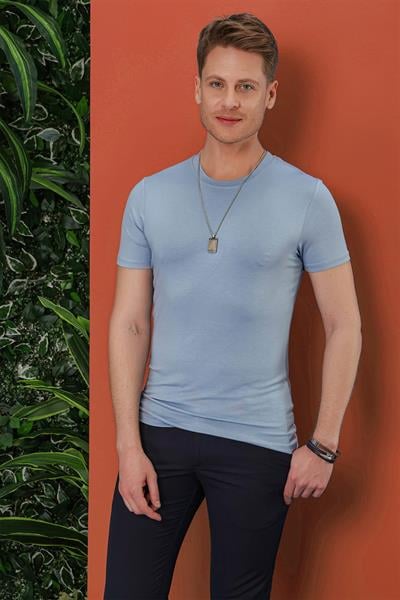 TS 847 Mavi Spor T-Shirt