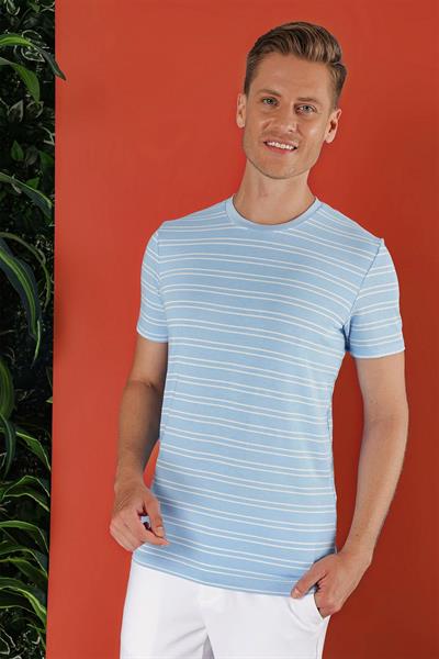 TS 851 Mavi Spor T-Shirt