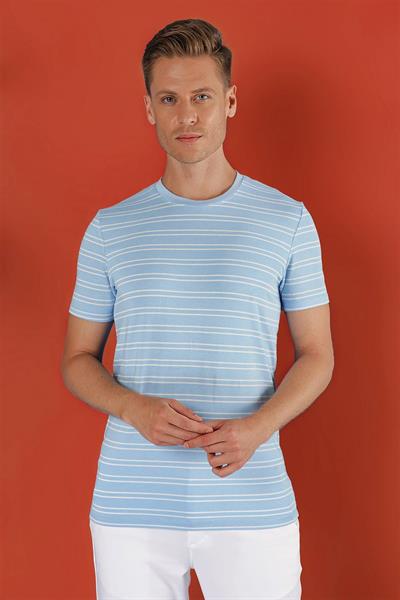 TS 851 Mavi Spor T-Shirt