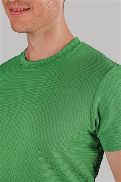 TS 852 Yeşil Spor T-Shirt