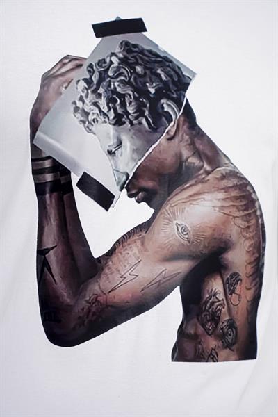 TS 862 T-SHIRT  BEYAZ KLASİK