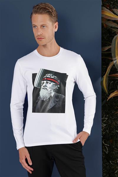 TS 863 Beyaz Spor T-Shirt