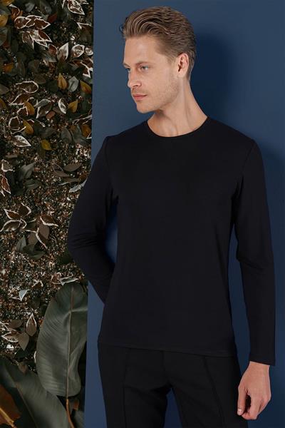 TS 870 Slim Fit Siyah Spor T-Shirt