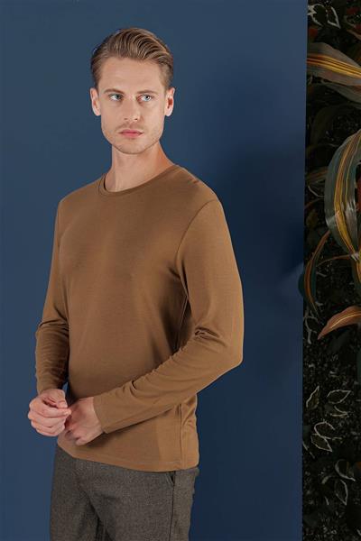 TS 870 Slim Fit Tarçın Spor T-Shirt