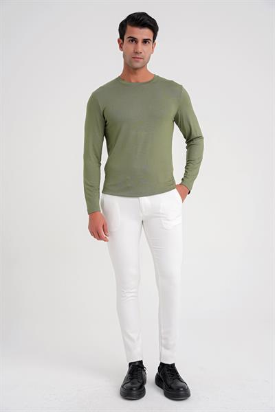 TS 870 T-SHIRT Slim A.HAKI CASUAL