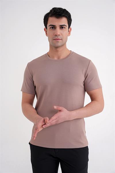 TS 885 T-SHIRT Comfort VİZON CASUAL