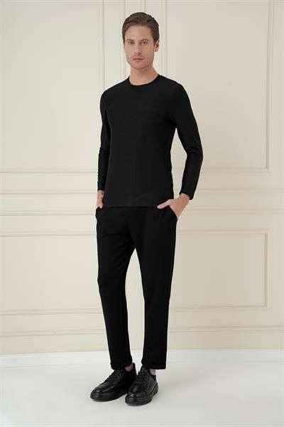 TS 891 Slim Fit Siyah Spor T-Shirt