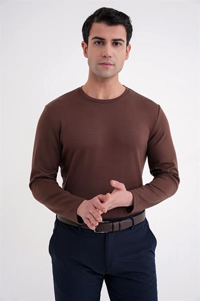 TS 892 T-SHIRT Comfort KAKAO CASUAL