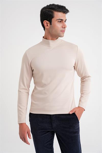 TS 894 T-SHIRT Slim BEJ CASUAL