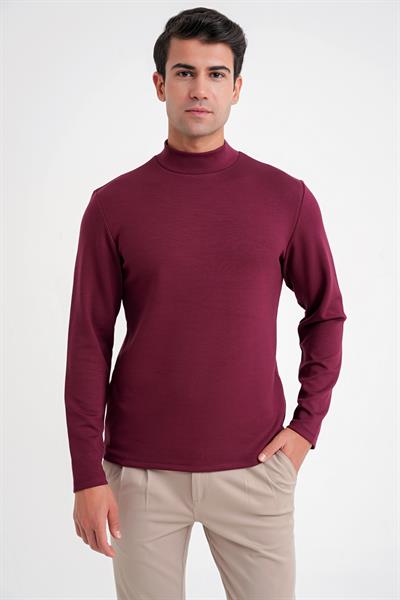 TS 894 T-SHIRT Slim BORDO CASUAL