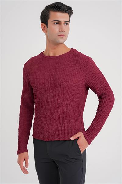 TS 916 T-SHIRT Slim BORDO