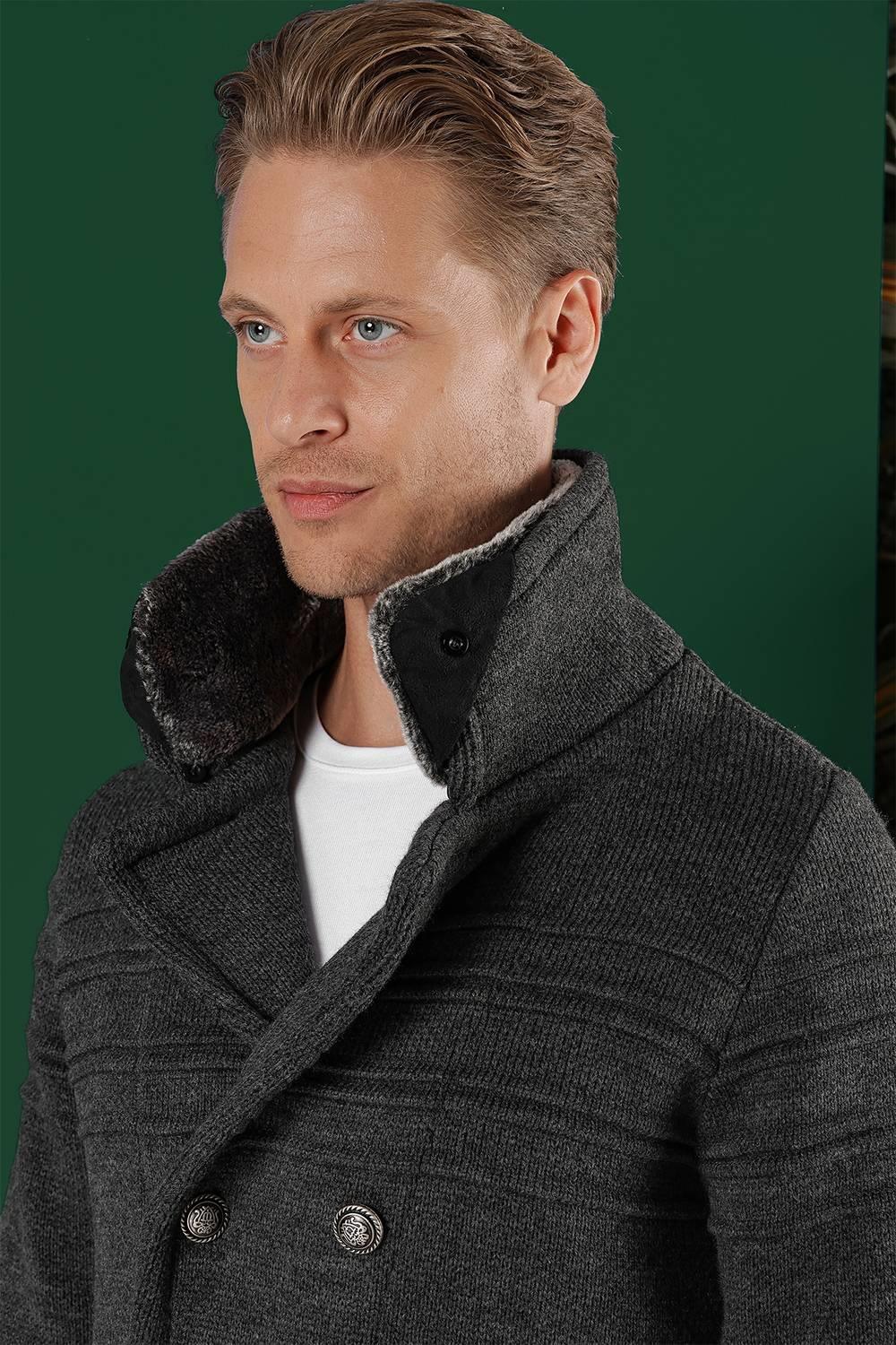 02 Slim Fit Antrasit Spor Kaban