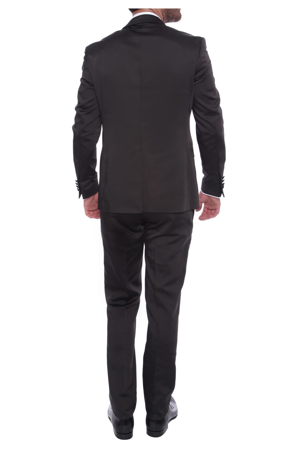 027 Slim Fit Siyah Black Takım Elbise