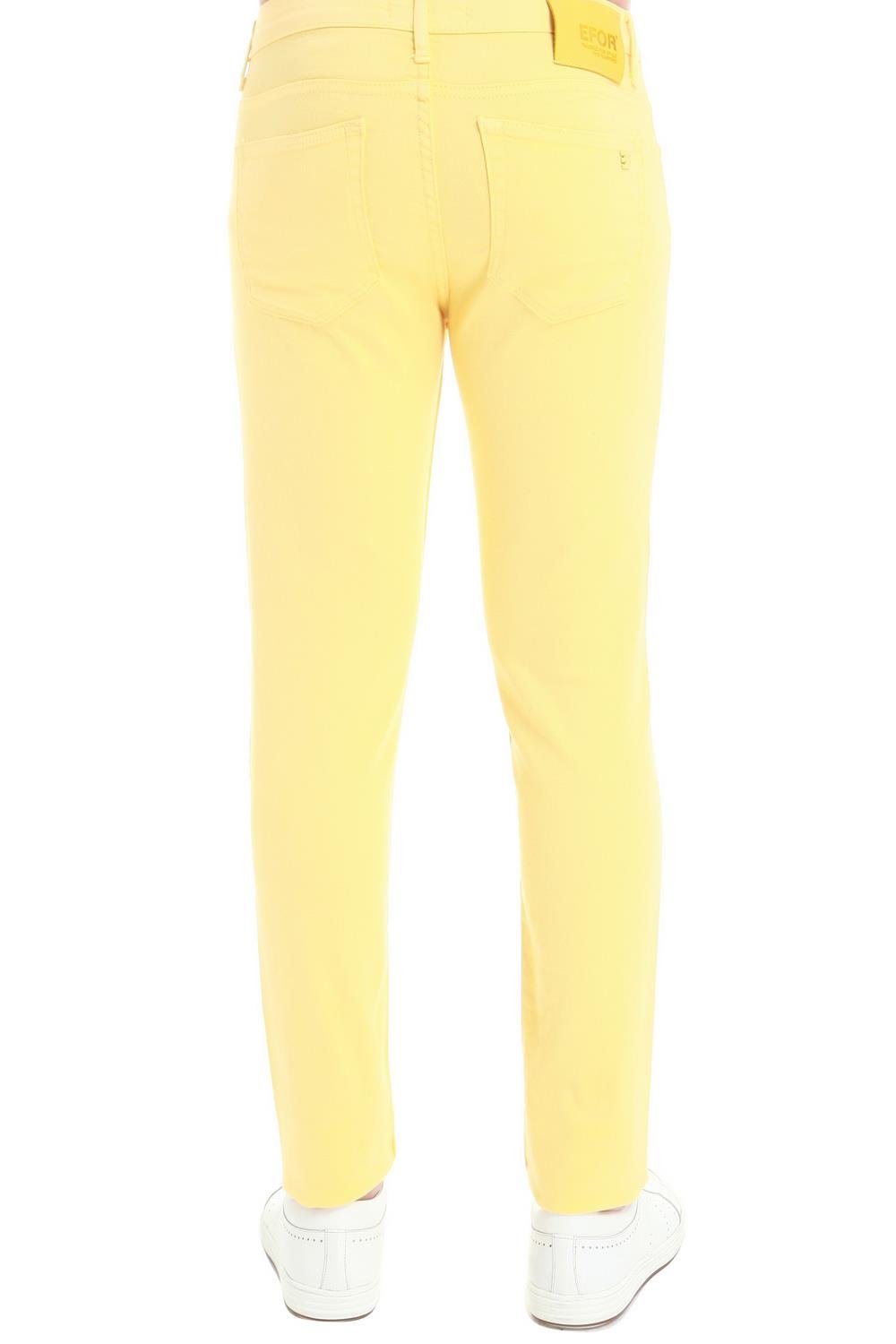 037 Slim Fit Sarı Jean Pantolon