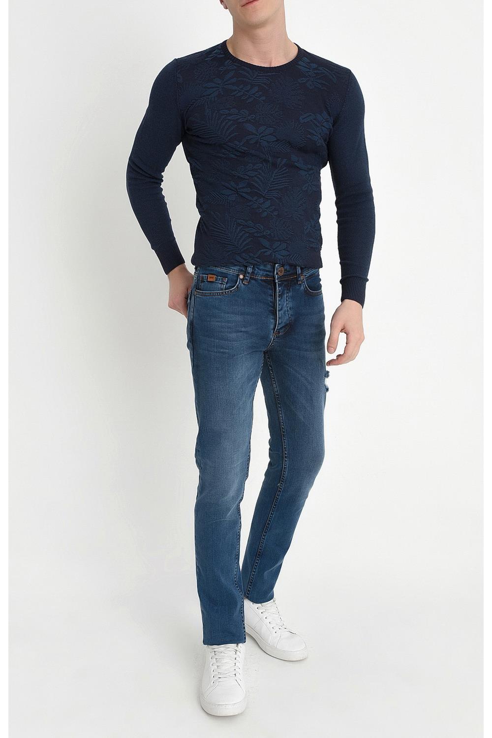 044 Slim Fit Mavi Jean Pantolon