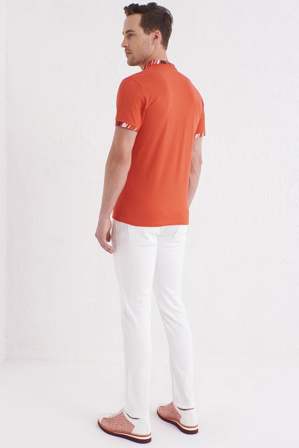 064 Slim Fit Beyaz Jean Pantolon