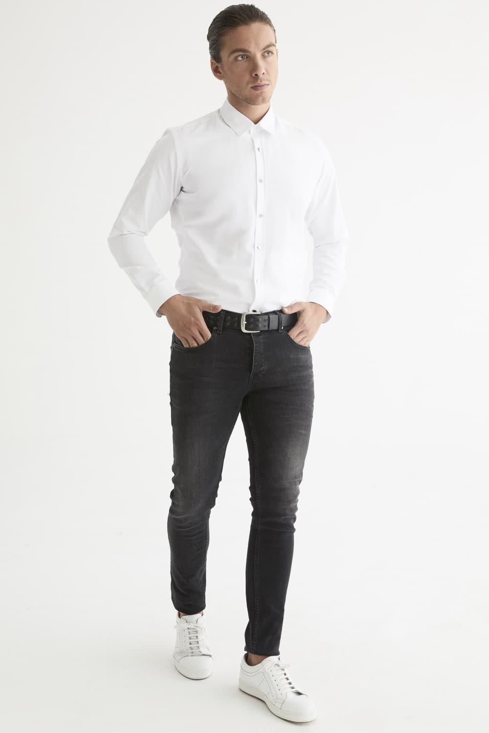 066 Slim Fit Siyah Jean Pantolon