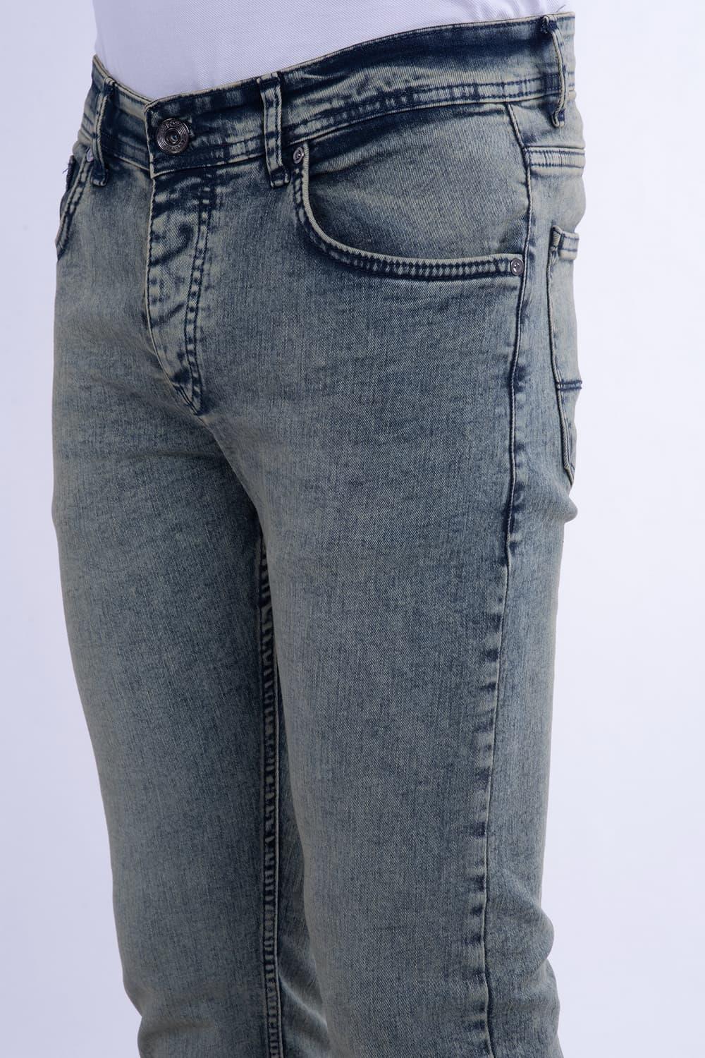 067 Slim Fit İndigo Spor Pantolon