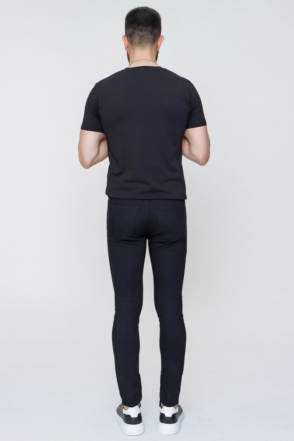 082 Siyah Jean Pantolon