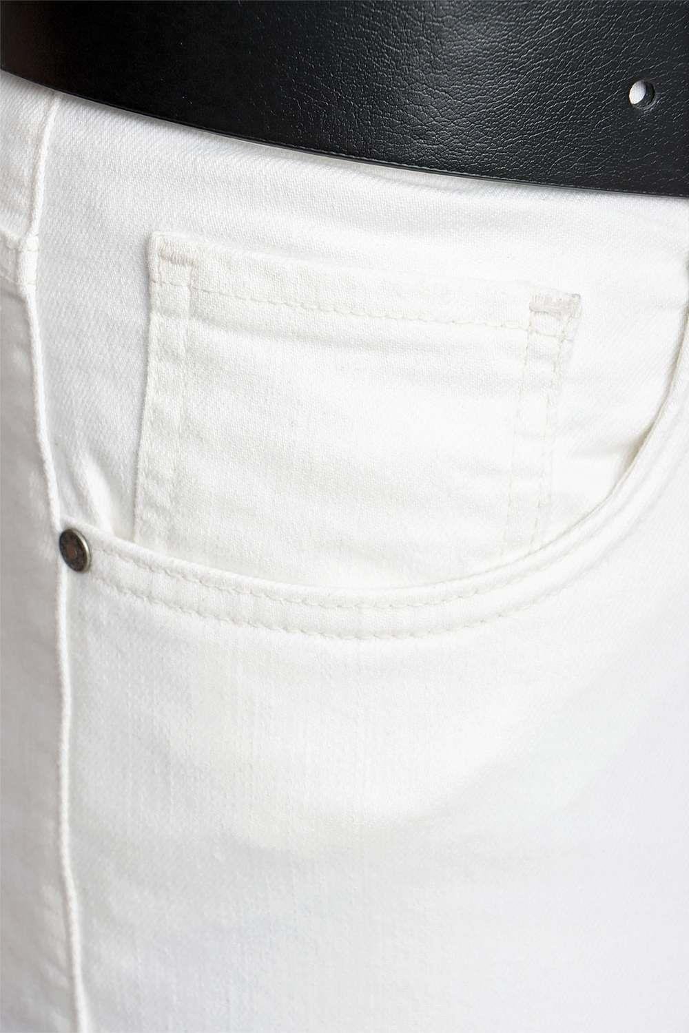 099 Beyaz Jean Pantolon