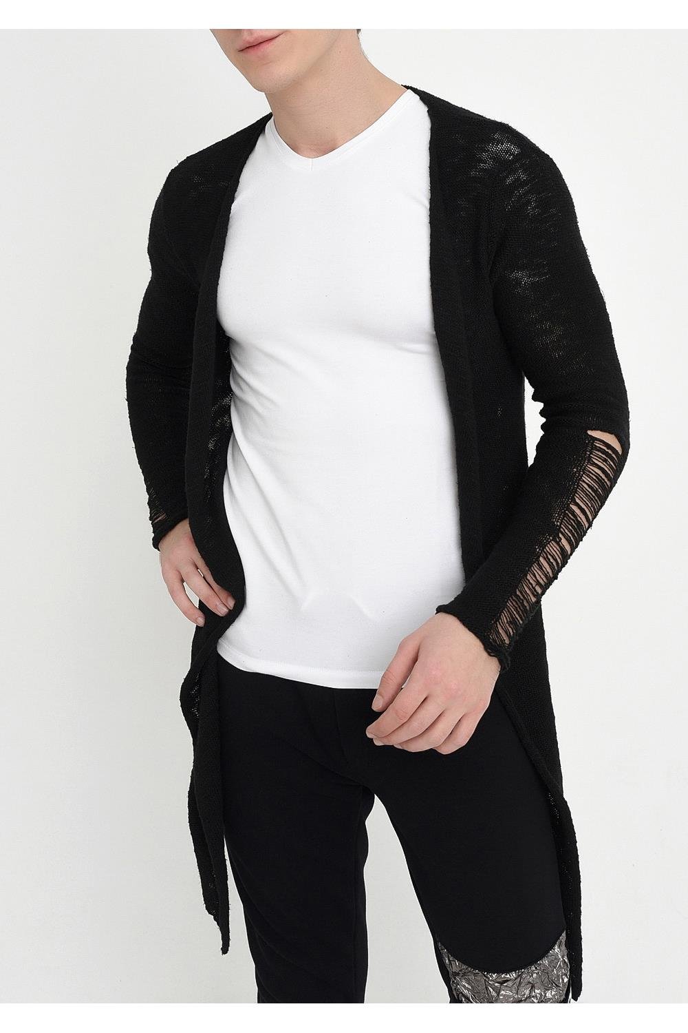 ATC 006 Slim Fit Siyah Triko