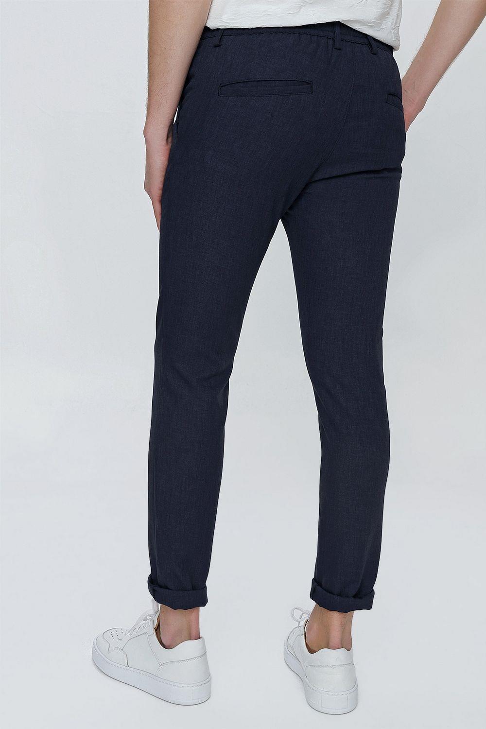 ATP 032 Slim Fit Lacivert Spor Pantolon