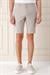 Bermuda 034 Slim Fit Beli Lastikli Gofre Pamuklu Casuel Taş Şort