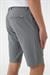 Bermuda 034 Slim Fit Beli Lastikli Gofre Pamuklu Casuel Gri Şort
