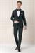 Black 075 Slim Fit Çıkma Saten Yaka Siyah Damatlık Smokin Takım