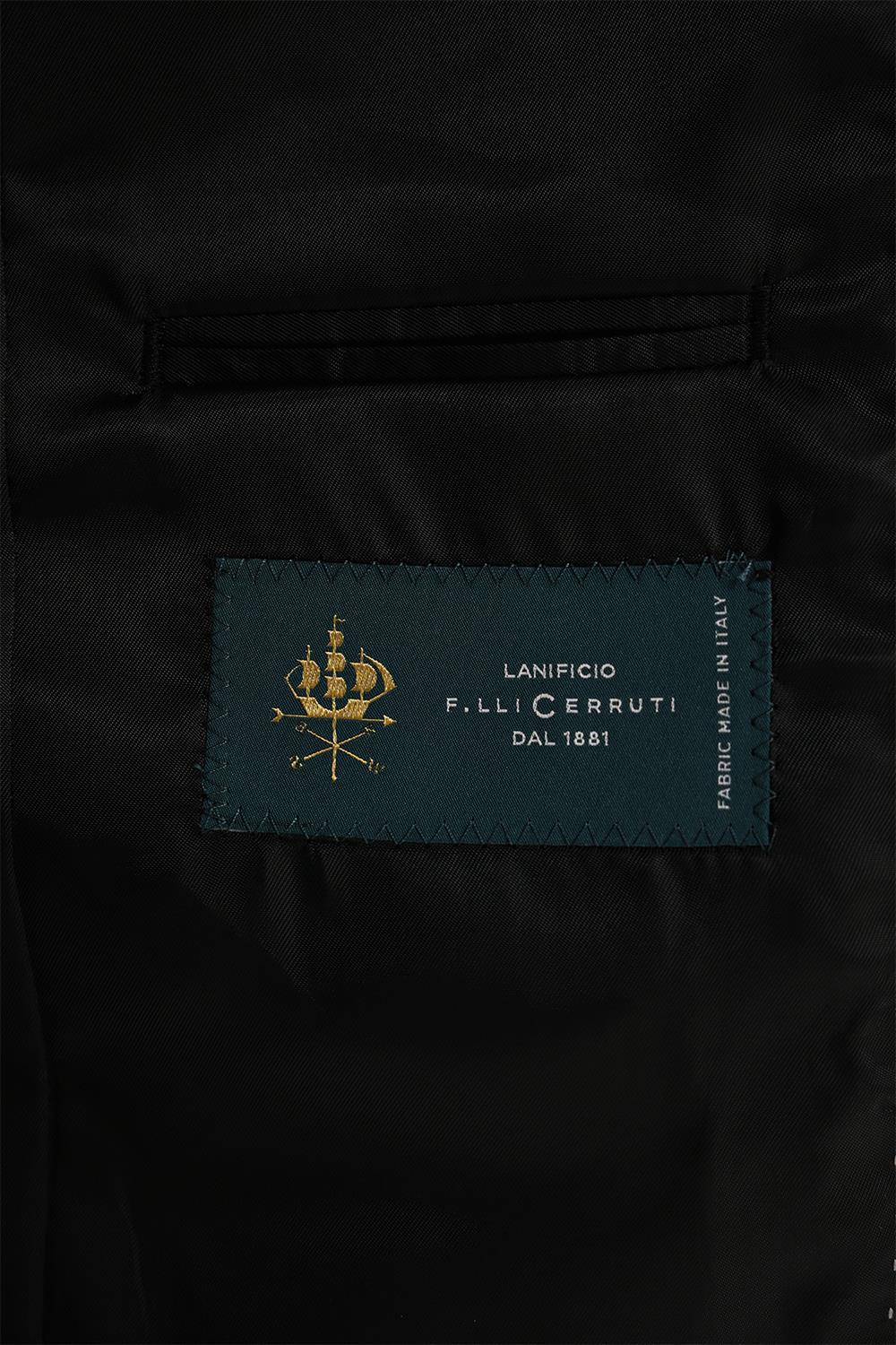 Black 078 Slim Fit Çıkma Saten Yaka Cerutti Kumaş Yelekli Lacivert Damatlık Smokin Takım