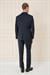 Black 078 Slim Fit Çıkma Saten Yaka Cerutti Kumaş Yelekli Lacivert Damatlık Smokin Takım
