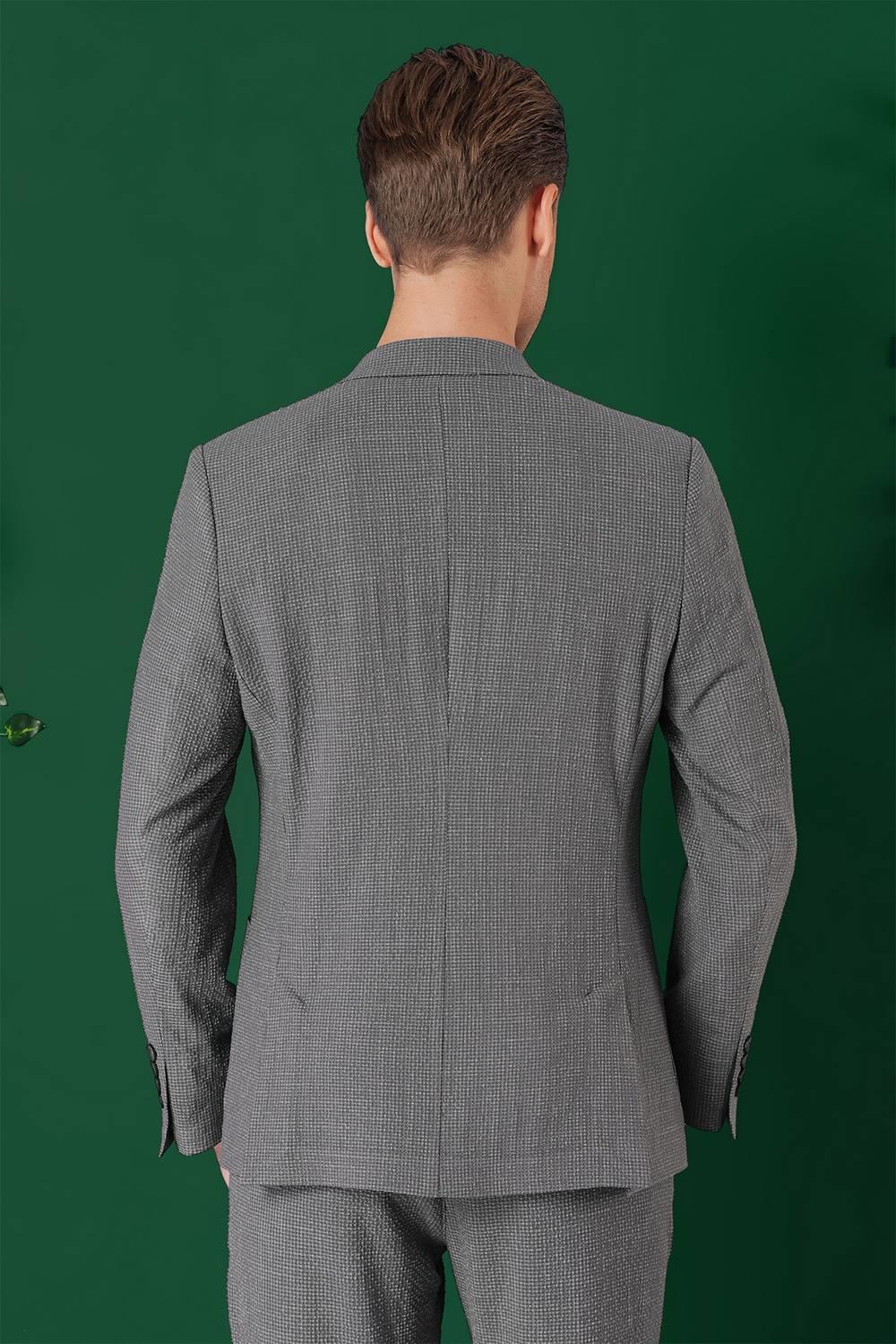 C 669 Slim Fit Füme Spor Ceket_6