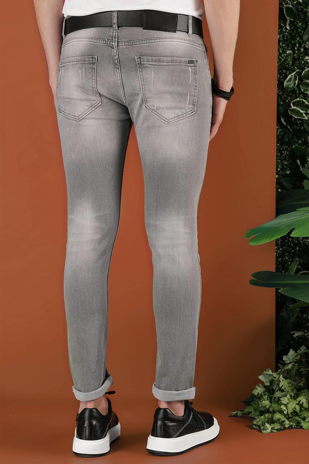 DENİM PNT 109 Gri Jean Pantolon_5