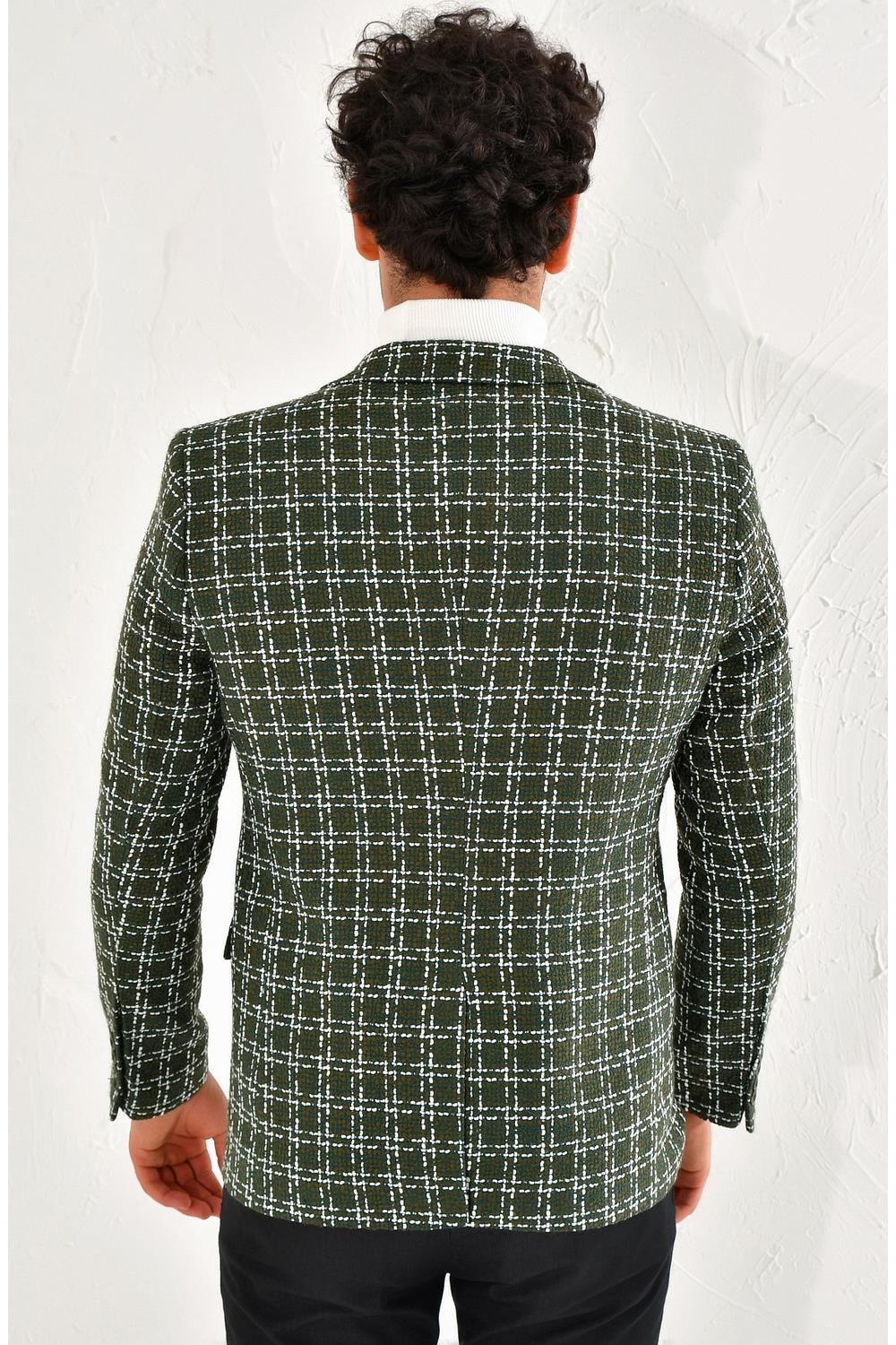 C 539 Slim Fit Haki Spor Ceket
